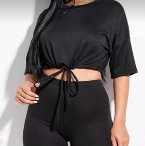 French terry biker set